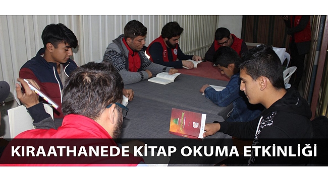KIRAATHANEDE KİTAP OKUMA ETKİNLİĞİ