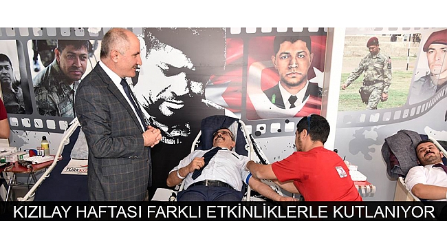 KIZILAY HAFTASI FARKLI ETKİNLİKLERLE KUTLANIYOR