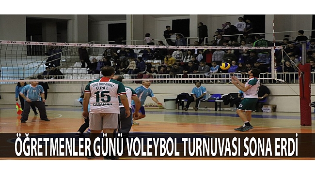 ÖĞRETMENLER GÜNÜ VOLEYBOL TURNUVASI SONA ERDİ