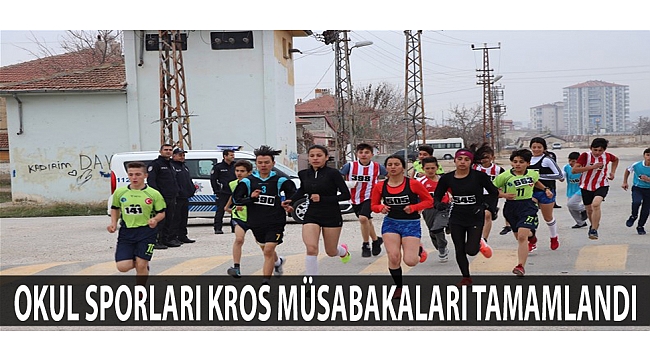 OKUL SPORLARI KROS MÜSABAKALARI TAMAMLANDI
