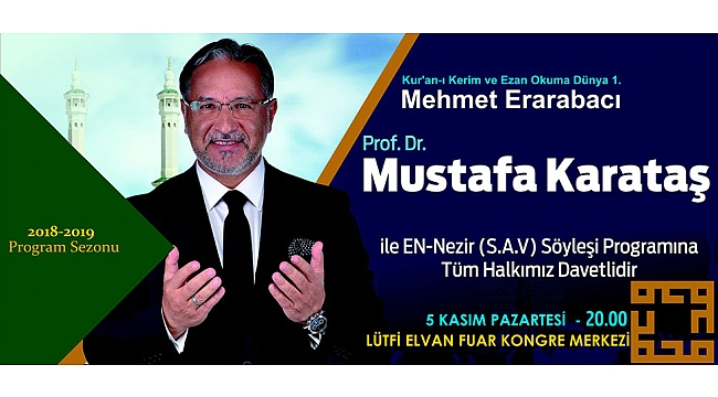 PROF.DR. MUSTAFA KARATAŞ KARAMANLILARLA BULUŞACAK