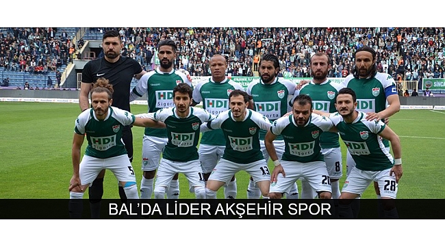 BAL’DA LİDER AKŞEHİR SPOR