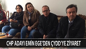 CHP ADAYI EMİN EGE’DEN ÇYDD’YE ZİYARET