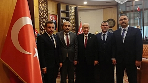 ÜLKÜ OCAKLARINDAN BAHÇELİ'YE ZİYARET