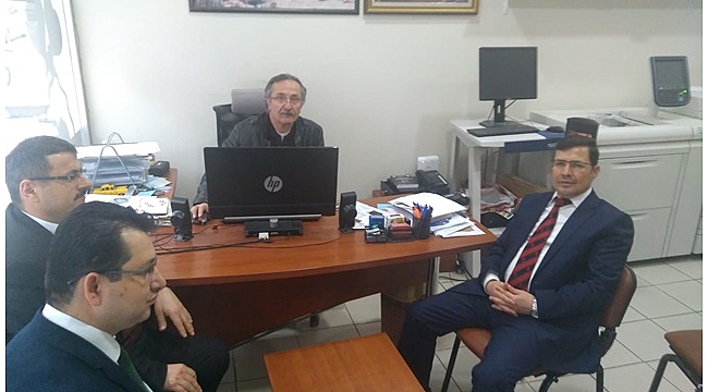 Vergi Dairesi Heyetinden Gazetemize Ziyaret