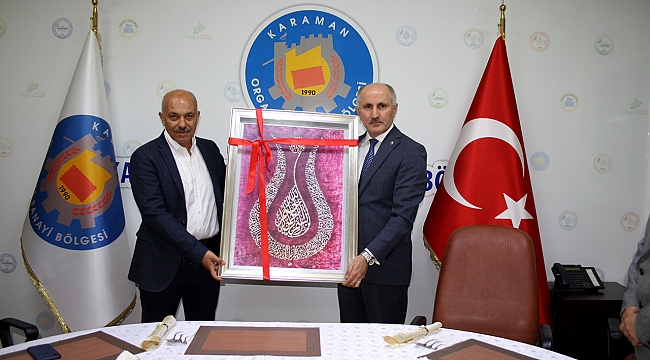 Çalışkan’a OSB Yönetiminden Veda Proğramı