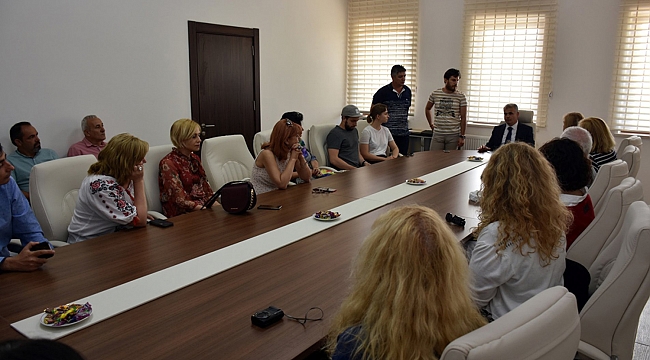 Avrupalı Eğitimcilerden İl Müdürü Abdurrahman Kurt’a Ziyaret