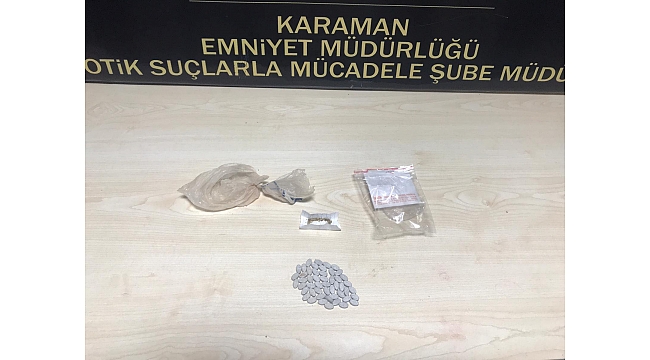 Karaman'da Uyuşturucu Operasyonu: 3 Tutuklama