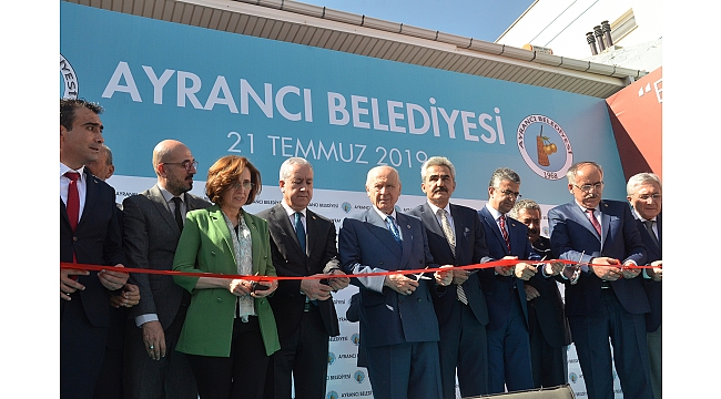 Bahçeli Ayrancı’da Tamamlanan 8 Projenin Açılışını Yaptı