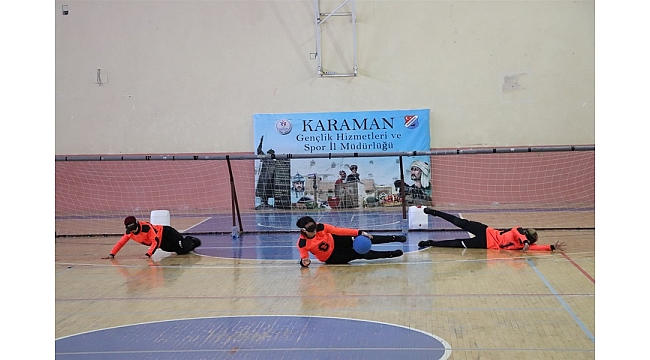 Karaman'da, Goalball Müsabakaları Sona Erdi