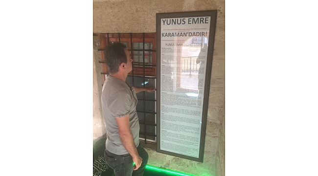 Yunus Emre Türbesine Yunus Emrenin Gerçek Hikaye Levhası Asıldı