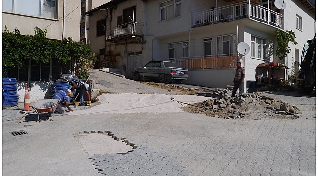 Ermenek’te Bozulan Yollarda Çalışma Yapılıyor
