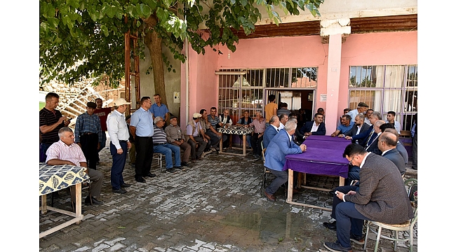 Vali Fahri Meral Taşeli Belediyelerini Ziyaret Ederek İncelemelerde Bulundu