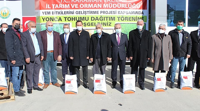 Çiftçiye Yem Bitkileri Projesinden Bir Destek Daha