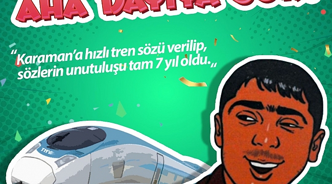 CHP'li Baştuğ'tan Vaat Edilen Tarihlerde Açılmayan Hızlı Tren Paylaşımı