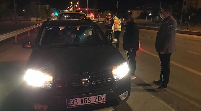 Çıkrık Asayiş Ve Yol Kontrol Uygulamasını Denetledi