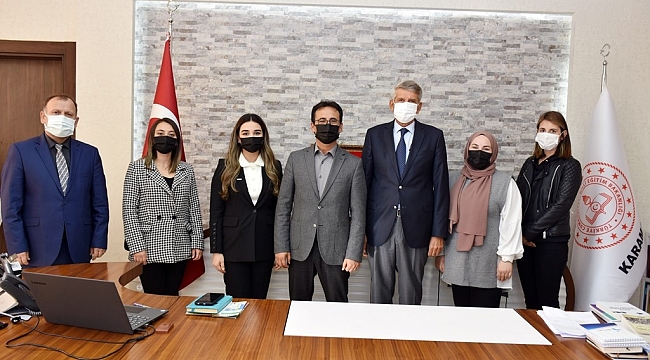 Karaman YEDAM Ekibi İl Müdürü Çalışkan'a Çalışmalarını Anlattı