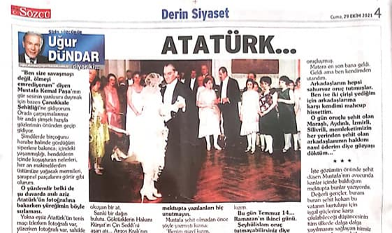 Usta Gazeteci Uğur Dündar’dan, Yazar Hasan Baran’a Destek