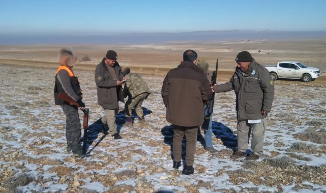 Karaman'da Kaçak Avcılar Drone İle Yakalandı