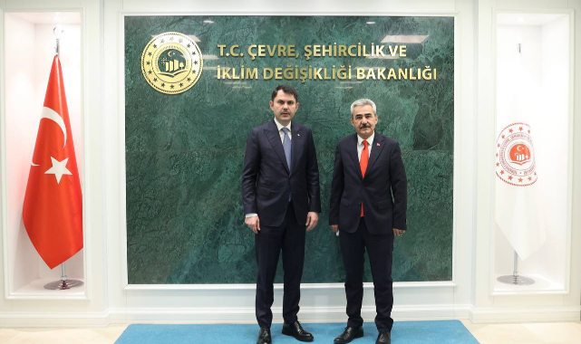 Başkan Büyükkarcı, Çevre Bakanı Kurum’la Görüştü