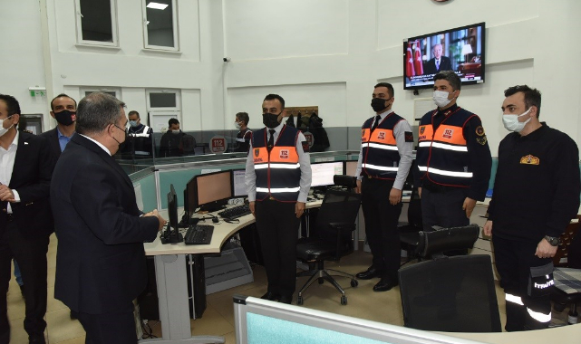 Yılbaşında Görev Yapan Personellere Vali Işık'tan Moral Ziyareti