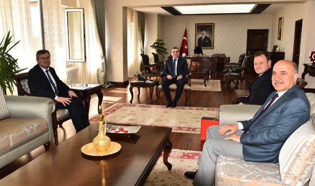 Vali Işık, İletişim Başkanlığı Konya Bölge Müdürü Tuncay Karabulut’u Kabul Etti