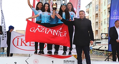 Karaman'da 4. Etap yol yarışları heyecanı sona erdi