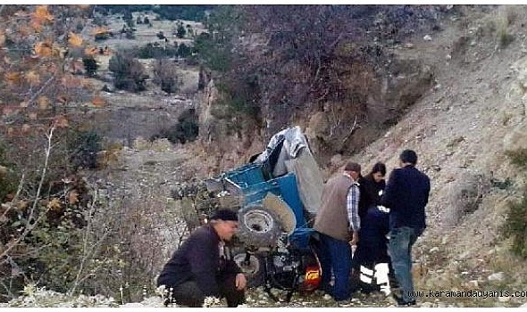 Ermenek’teki Pat Pat Kazasında 1’i Ağır 4 Kişi Yaralandı
