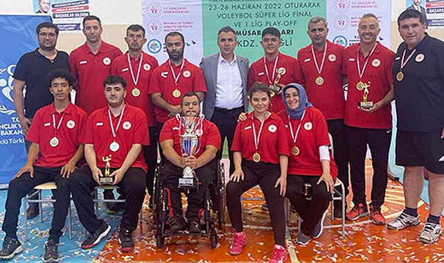 Karaman İl Özel İdaresi Oturarak Voleybol Takımı ‘Türkiye Şampiyonu’ Oldu