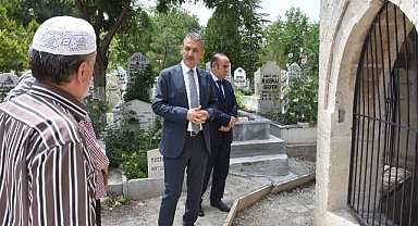 Vali Akkoyun Karabaş Veli Külliyesi'ni Ziyaret Etti