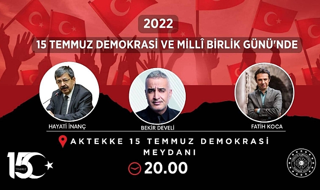 Hayati İnanç Ve Bekir Develi, 15 Temmuz Gecesi Yaşananları Anlatacak