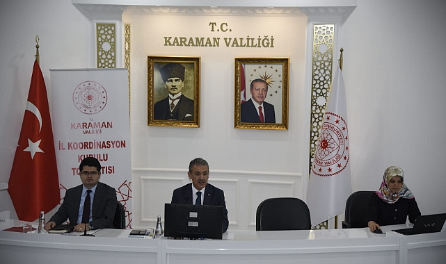 Karaman'da Mevcut Yatırımlar ve Projeler Değerlendirildi