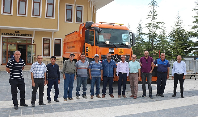 Kazancı Belediyesi Araç Filosuna Bir Araç Daha Eklendi