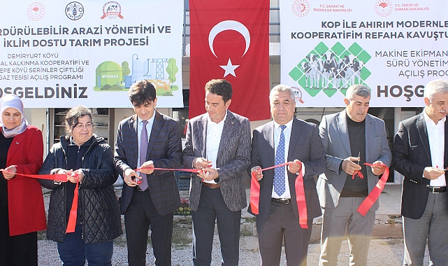 Biyogaz Tesisinin Açılışı Gerçekleştirildi