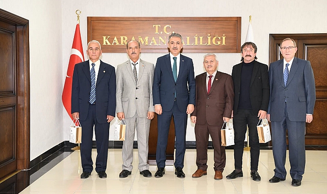 Muhtarlardan Vali Akkoyun Ve Başkan Kalaycı'ya Ziyaret