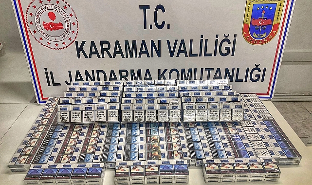 440 Paket Kaçak Sigara Ele Geçirildi