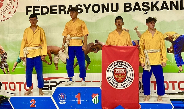Ata Sporu Kuşak Güreşi'nde Karaman'a 2 Bronz Madalya