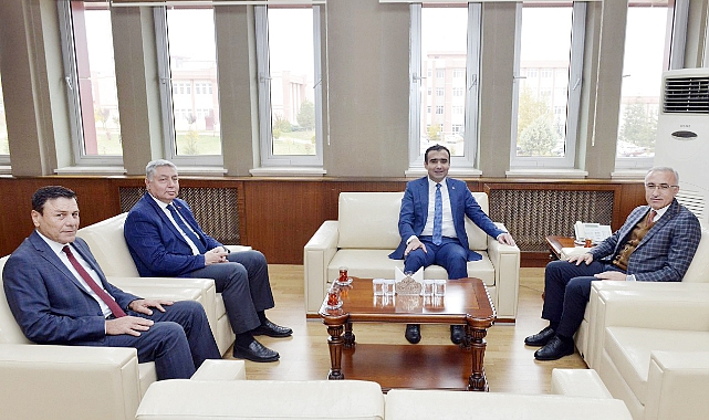 Başkan Kalaycı'dan Rektör Karaman'a Ziyaret