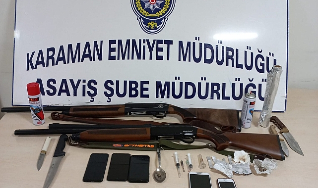 Karaman'da Düzenlenen Operasyonda 2 Şüpheli Yakalandı