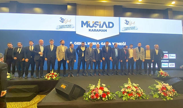 MÜSİAD Karaman Şube Başkanlığına Musa Akgül Seçildi