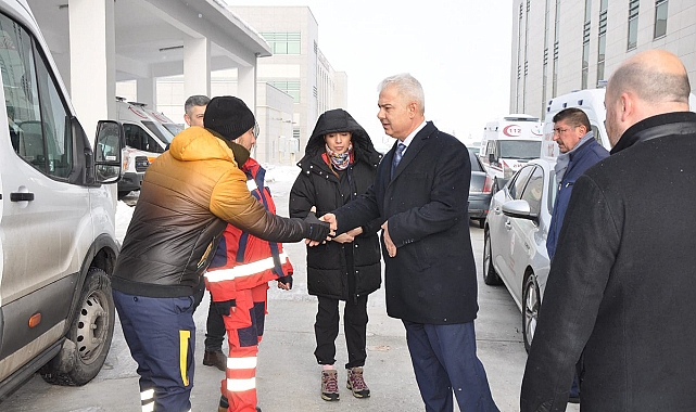 Karaman'dan Gönüllü Başvurusu Yapan 19 Sağlıkçı Deprem Bölgesine Uğurlandı