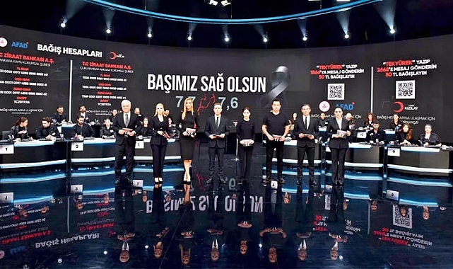 Türkiye'de Televizyon Programında Depremzedeler İçin 6 Milyar Dolar Toplandı
