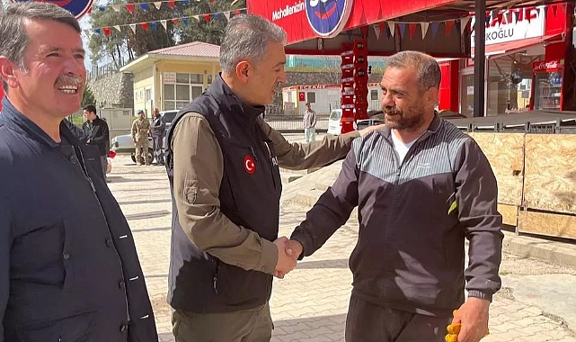 Karaman Valisi Akkoyun, Deprem Bölgesinde Çalışmalarını Sürdürüyor