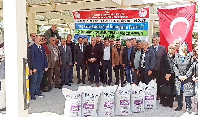 Karaman Milletvekili AV. Selman Oğuzhan Eser Tohum Teslim Törenine Katıldı
