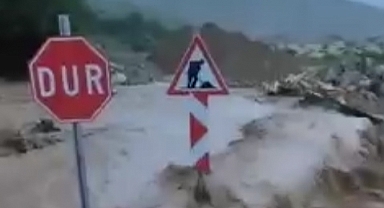 Ayrancı'yı da sel vurdu!