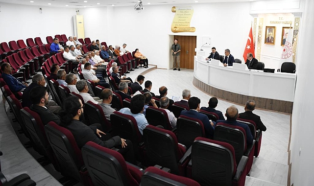 Vali Akkoyun Muhtarlarla Bir Araya Geldi