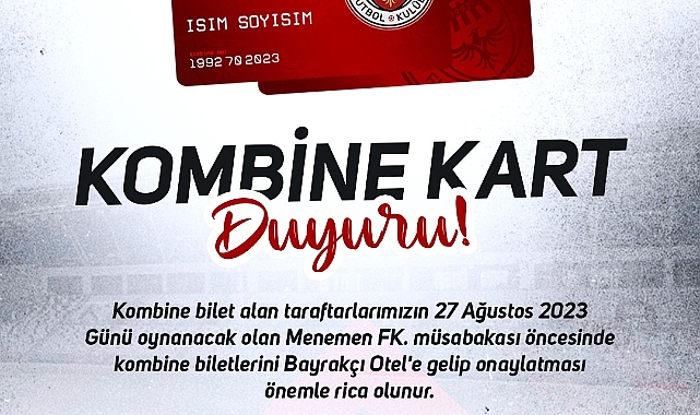 Karaman FK'dan Kombine Bilet Uyarısı