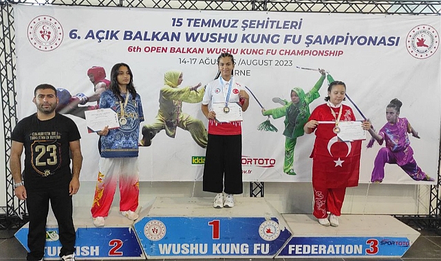Karamanlı Sporculardan Wushu Kung Fu Şampiyonası'nda 1 Altın, 2 Bronz Madalya