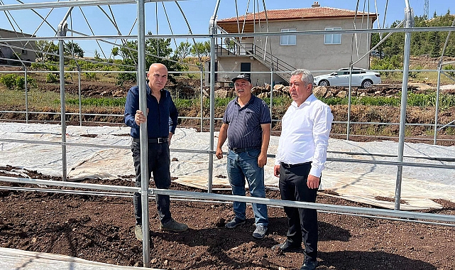 KOP Tarafından İlimizde Yapılan Seralar Hızla Tamamlanıyor