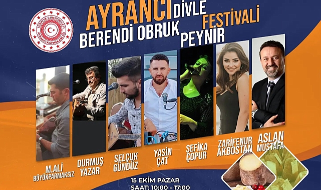 3. Ayrancı Divle Berendi Obruk Peyniri Festivali Düzenlenecek